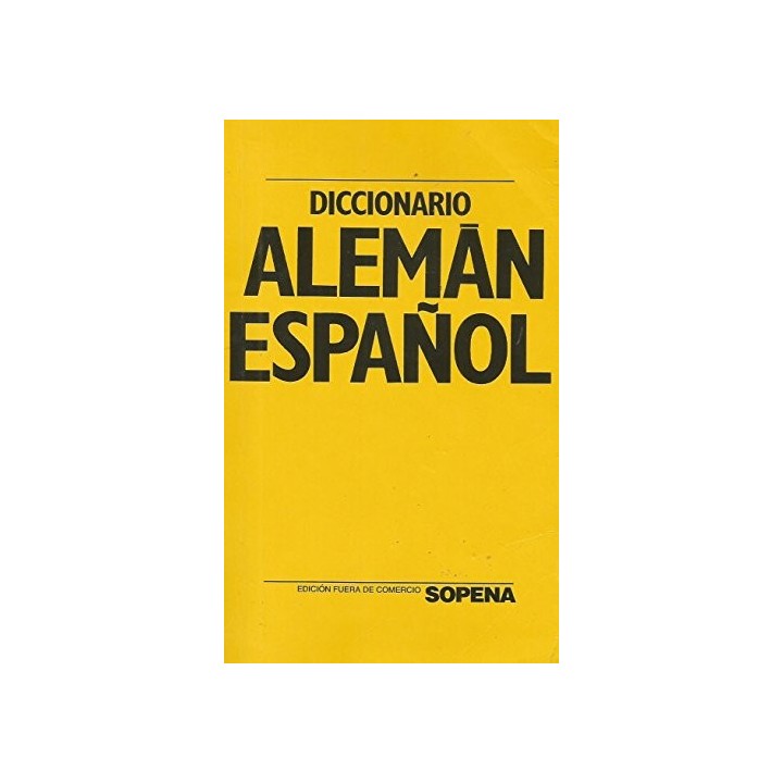 DICCIONARIO ALEMAN-ESPAÑOL
